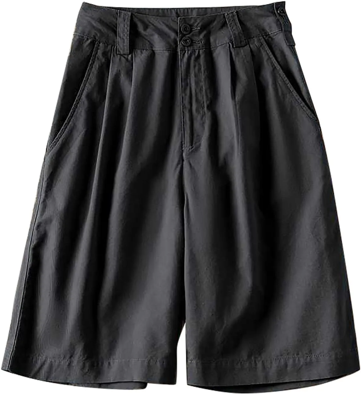 Womens Casual Shorts High Waisted 2025 Fashion Beach Shorts Cute Summer Shorts Comfy Solid Shorts with Pockets