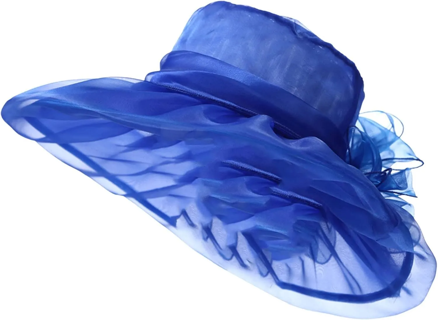 Womens Church Hats Derby Tea Party Easter Outfits Fascinator Wide Brim Ladies Elegant Dress Sunhat Summer