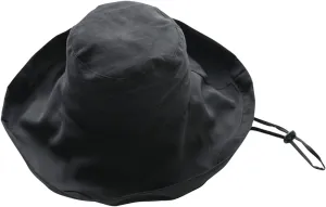 Women's Cotton Wide Brim Sun Hats Vintage Cloche Bucket Hats Rollable Fisherman Sun Cap Beach Travel Accessories