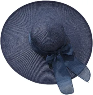 Womens Derby Hats Wide Brim Bowknot Church Tea Party Easter Bonnets Fascinator Ladies Fashion Summer Beach Cap