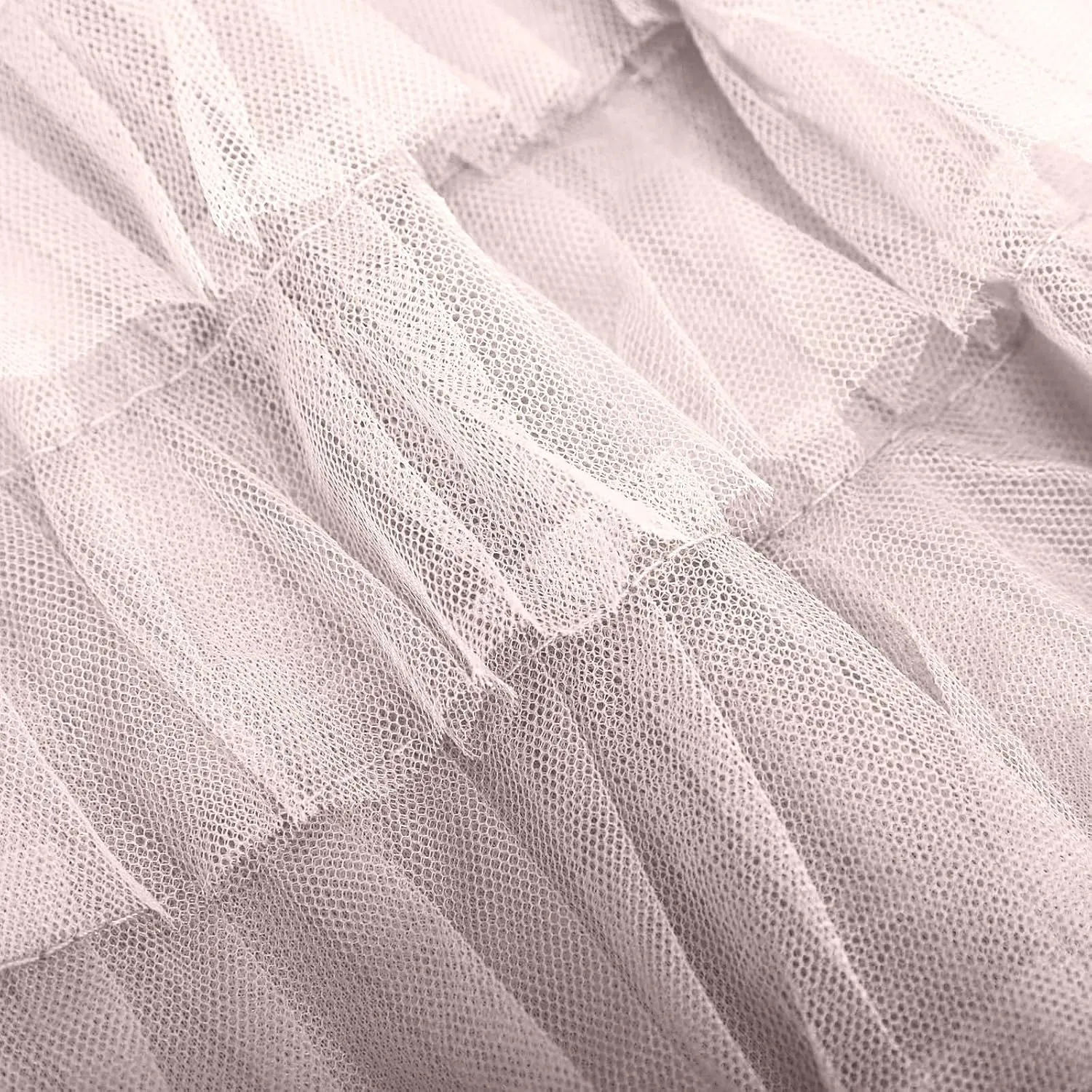 Womens Elegant A Line Skirts Midi Mesh Flowy Skirts Tiered Tulle Skirts Puffy Layered Ruffle Skirt Fluffy Fairy Skirt