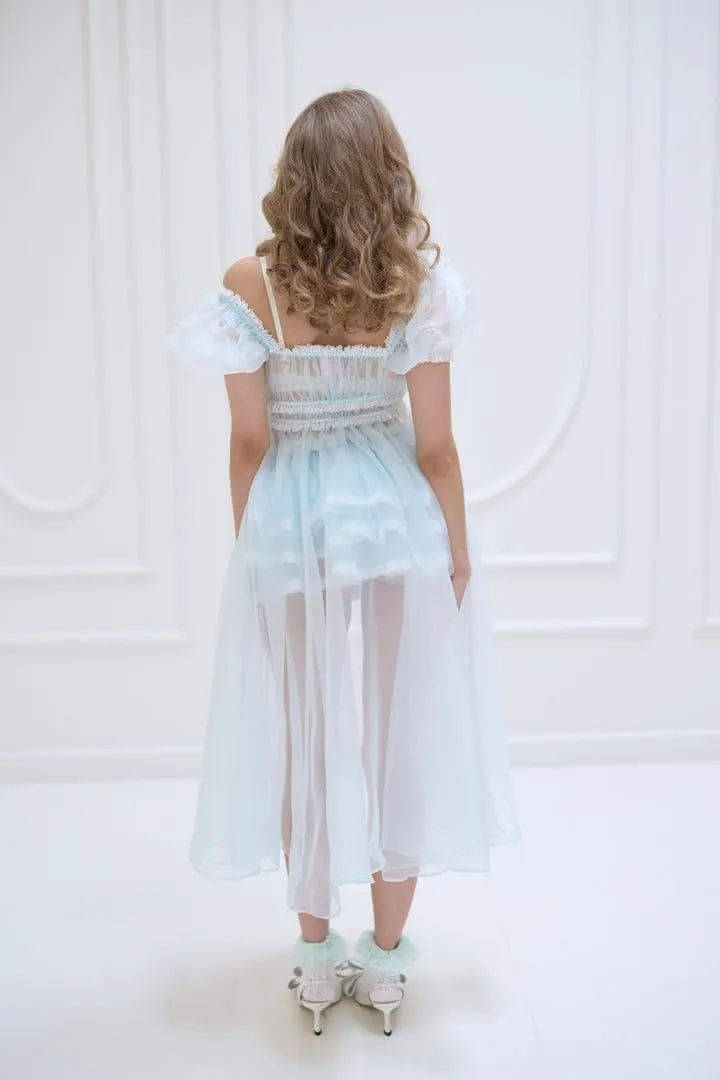 Womens Layered Ruffle Mini Skirt Y2k Pleated Lace Lingerie Skirt Mesh Tulle Elastic Frilly Fairy Princess Lolita Skirt