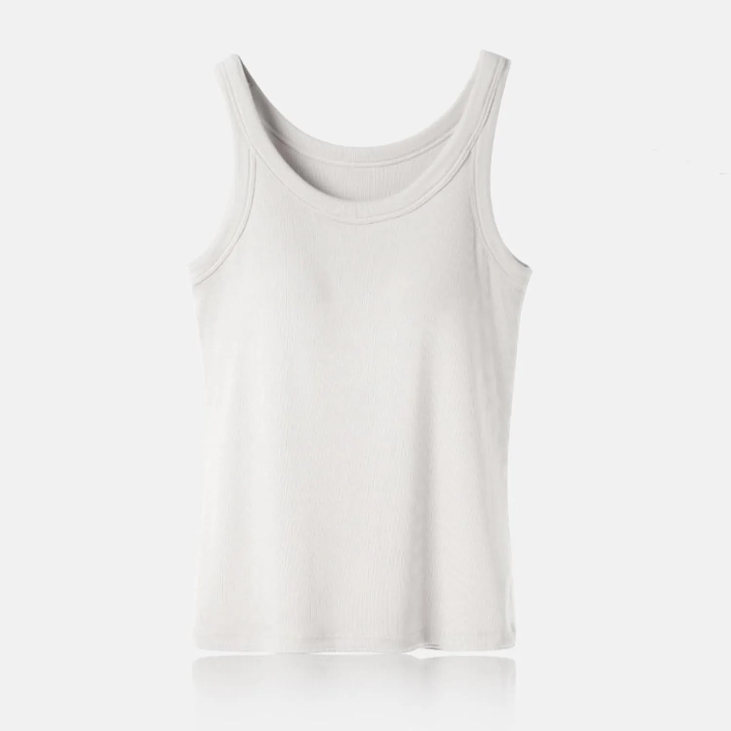 Women's Seamless Built in Bra Tank Tops for Yoga Gym Running Lightweight Moisture Wicking Summer Activewear