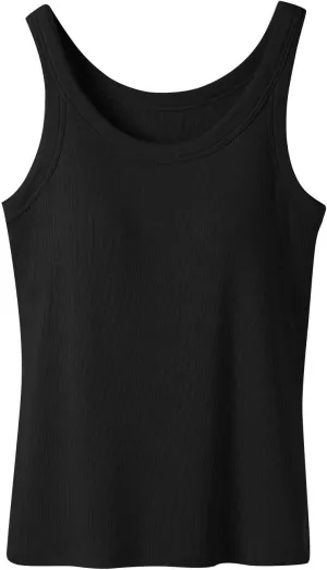 Women's Seamless Built in Bra Tank Tops for Yoga Gym Running Lightweight Moisture Wicking Summer Activewear