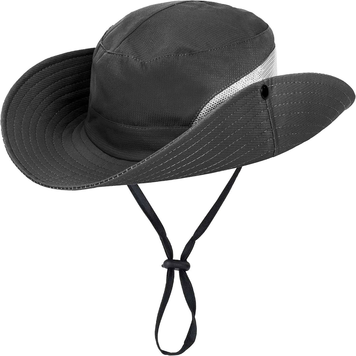 Womens Summer Quick-Dry-Sun-Hat Outdoor - Mesh Wide Brim UV-Protection Beach Fishing Hat with Ponytail Hole Foldable
