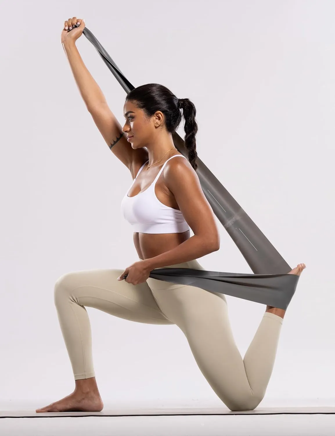 Workout Leggings for Women Yoga Pants 7/8 High Waisted Athletic Tights Silky Feeling Soft 25" Gym Activewear Lounge