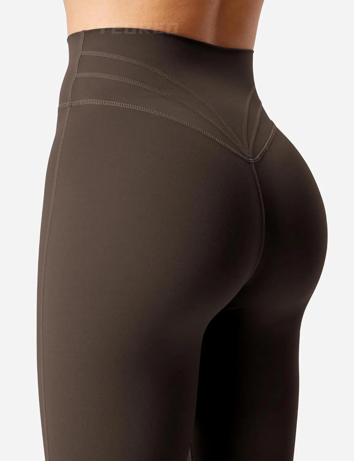 YEOREO Flare Leggings for Women Lynnie Bell Bottom Yoga Pants High Waisted Tummy Control Bootcut Workout Leggings