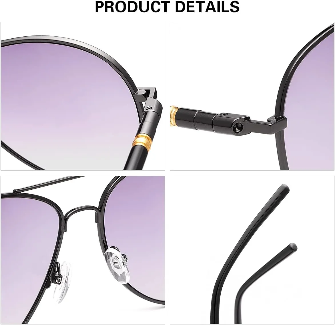 YIMI 2 Pack Invisible Bifocal Reading Glasses Sunglasses Spring Hinge UV Protection Sun Readers Anti Blue Light Eyewear