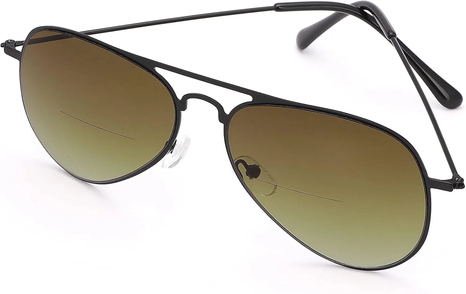 YIMI 2 Pairs Bifocal Reading Sunglasses UV400 Protection Sports Sun Readers Blue Light Blocking Glasses for Men Women