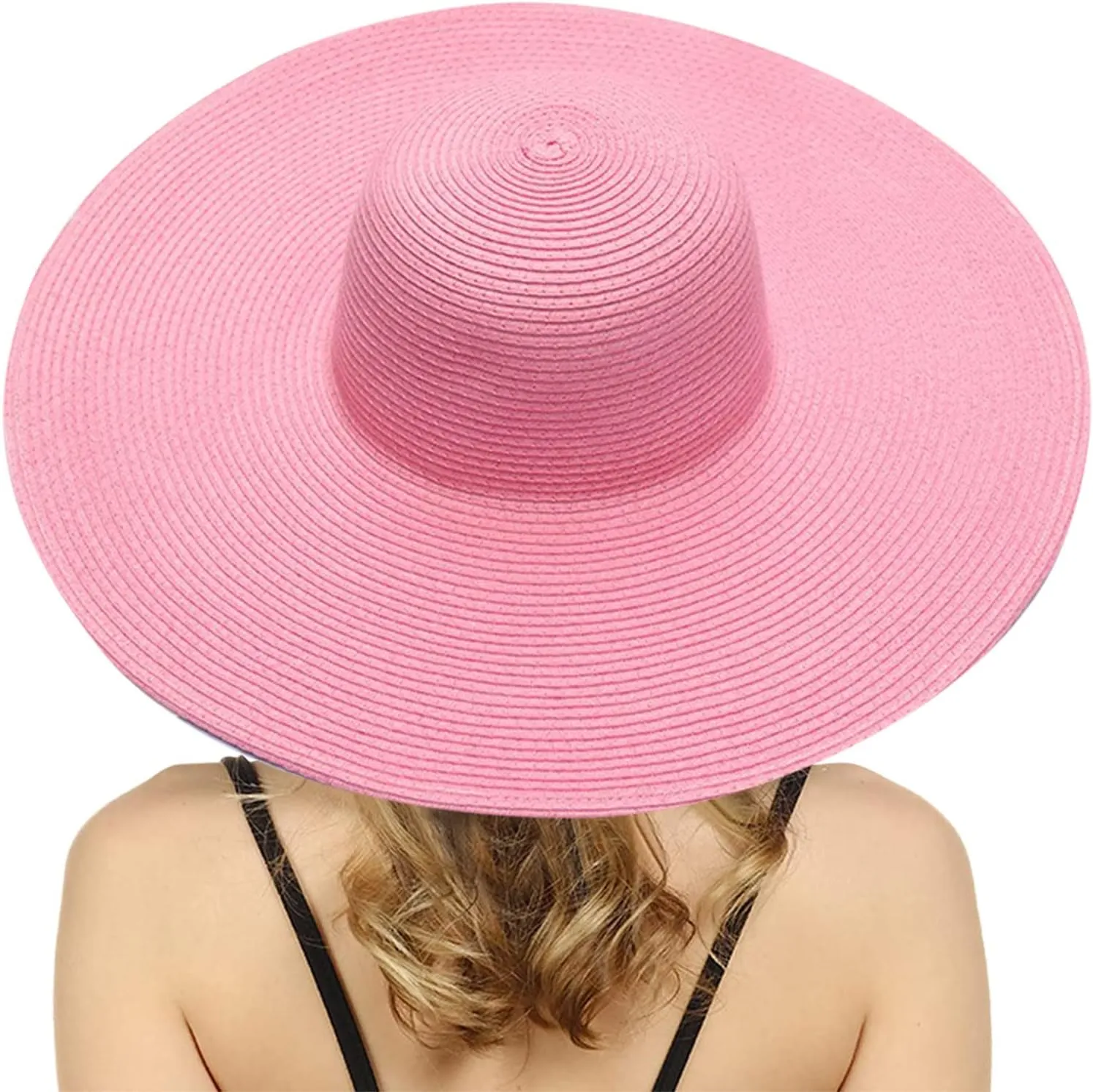 YOLAI Women's Folable Floppy Hat Wide Brim Sun Protective/Hat Summer Sun Protective Beach Cap